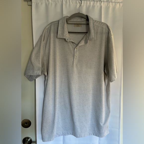 Linksoul printed Astoria polo XXL, white and grey - Picture 3 of 5